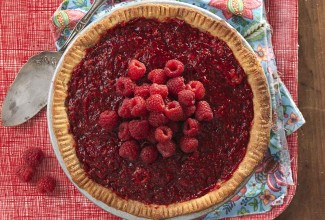 Fresh Raspberry Pie