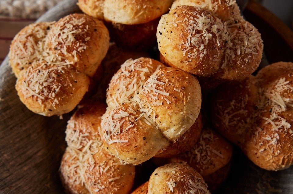 Cacio e Pepe Clover Rolls  - select to zoom