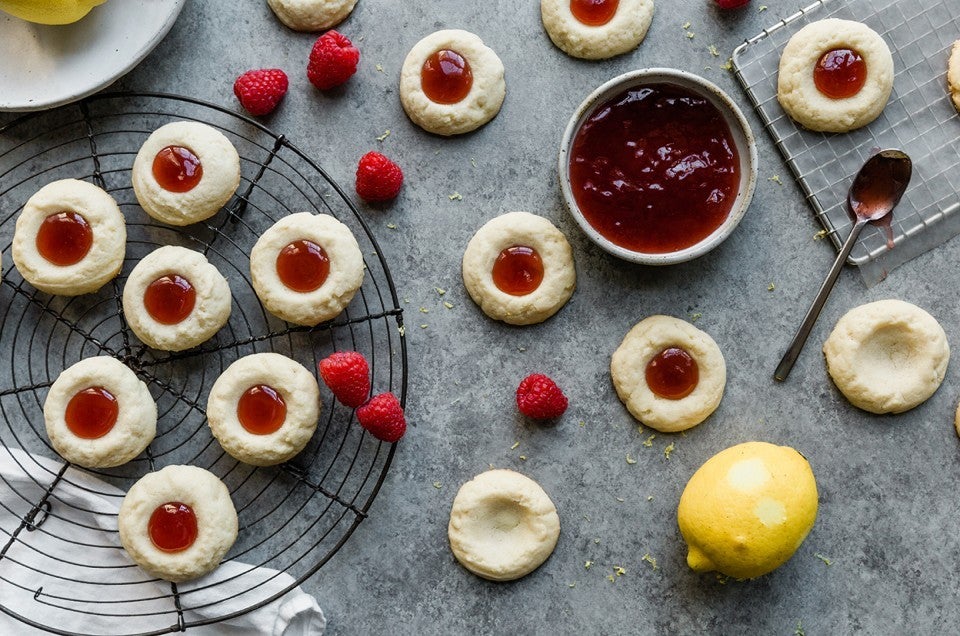 Lemon-Raspberry Thumbprints - select to zoom